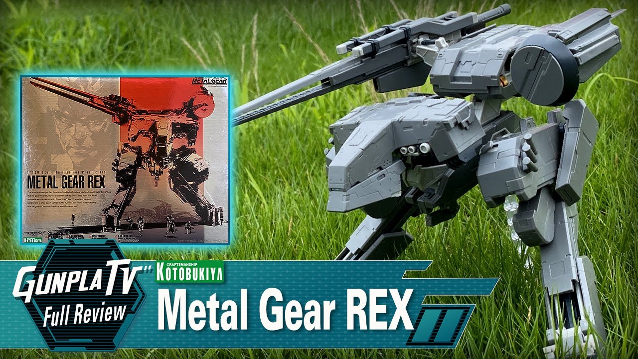 Kotobukiya's Metal Gear REX | Gunpla TV - YouTube
