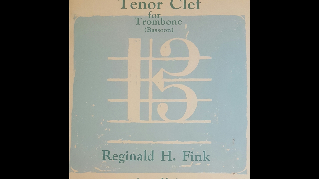 23 Introducing the Tenor Clef for Trombone YouTube