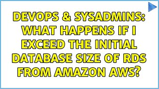 Famous DevOps & SysAdmins: What happens if I exceed the initial database size of RDS from Amazon AWS? Net Worth