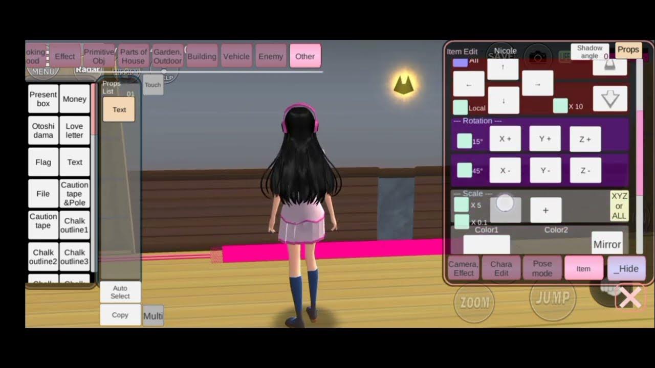 Tutorial ascii art copy paste sakura school simulator YouTube