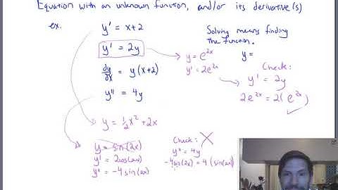 Stewart 9.1 Differential Equations