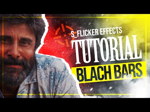 After Effects S_FLICKER Effects and Black Bars Tutorial 🔥| Make UNIC