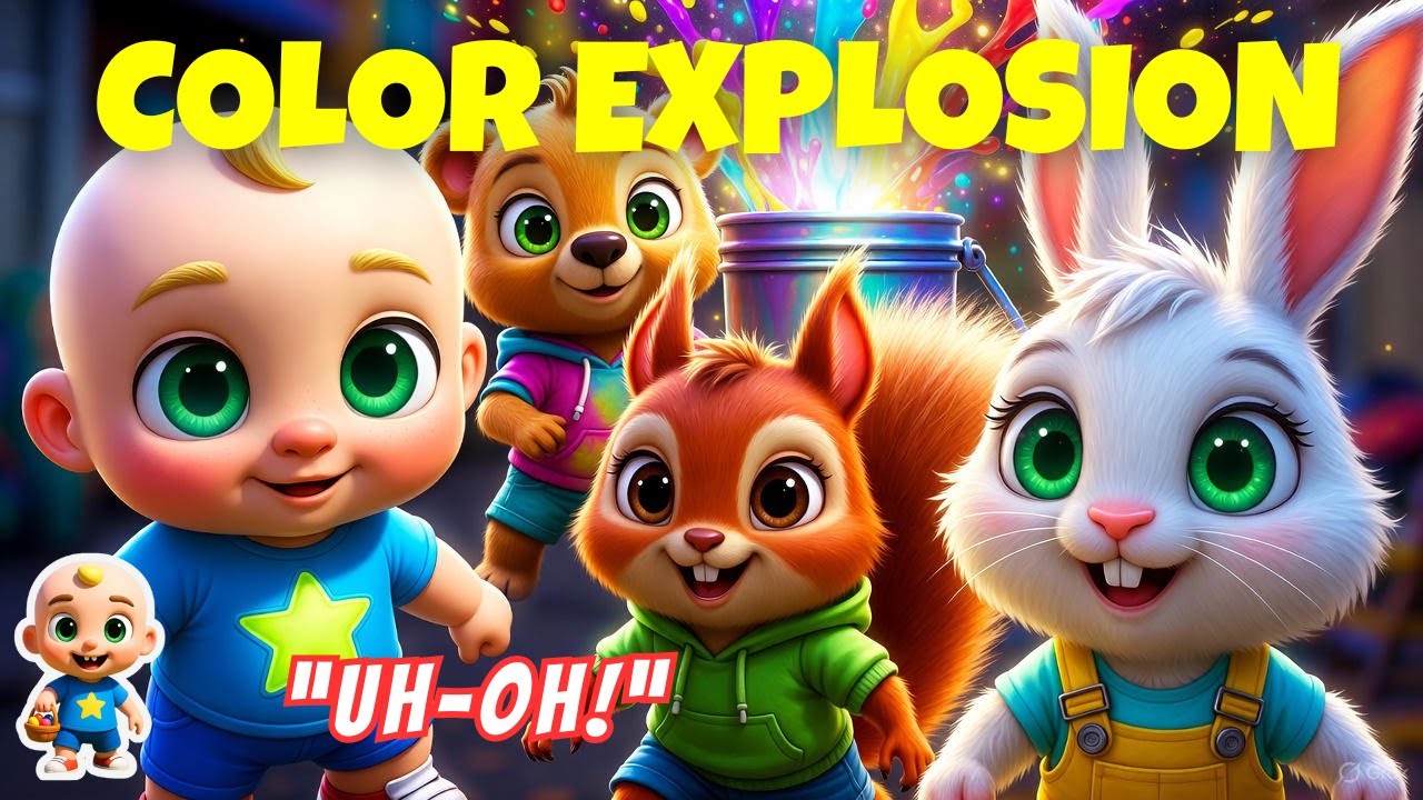 Color Explosion in the Playground 🎨 | Beblo & Friends | Kids Animated Cartoon