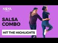 Learn Salsa Dance ADVANCED Combinations | Hit the Highlights | with counting on1