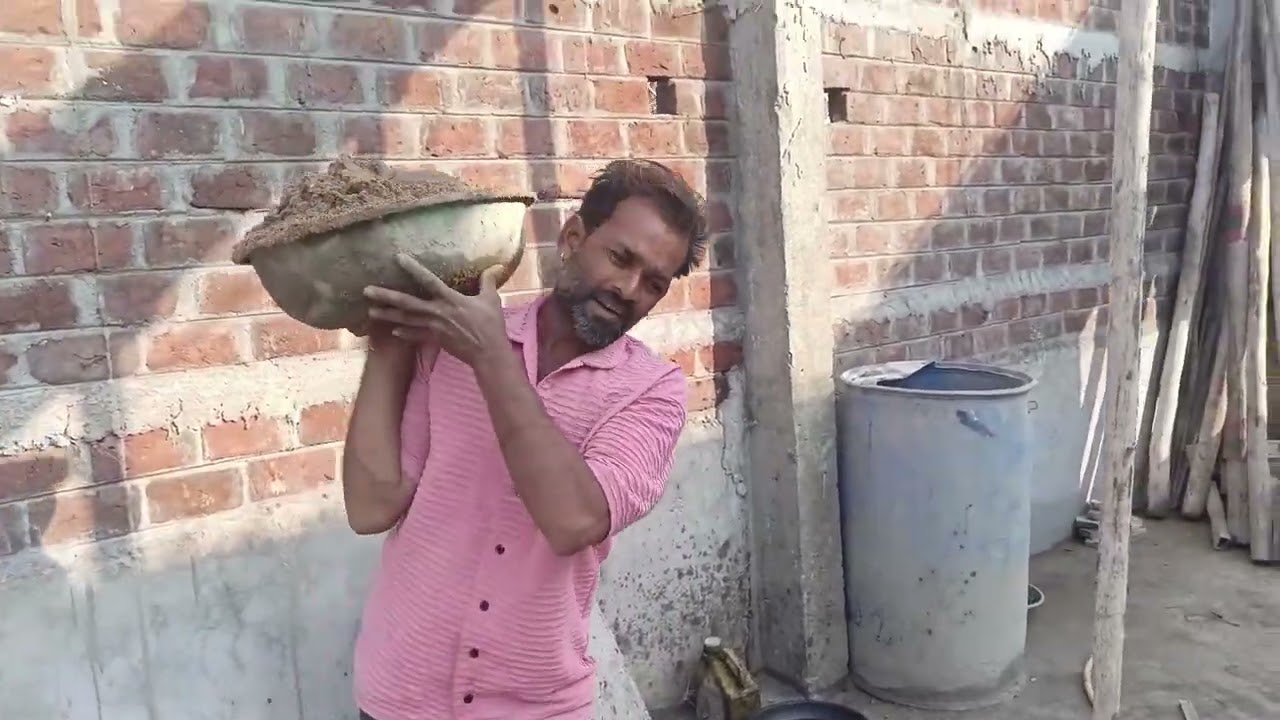 मजदूर तो मजदुर यहां मिस्त्री भी काम करते है 😅 @BJM.MANISH 