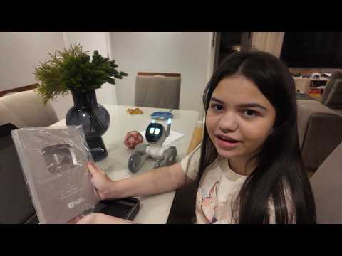 Unveiling our YouTube plaque with the Robot Pet