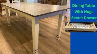 Dining Table With Large Drawer