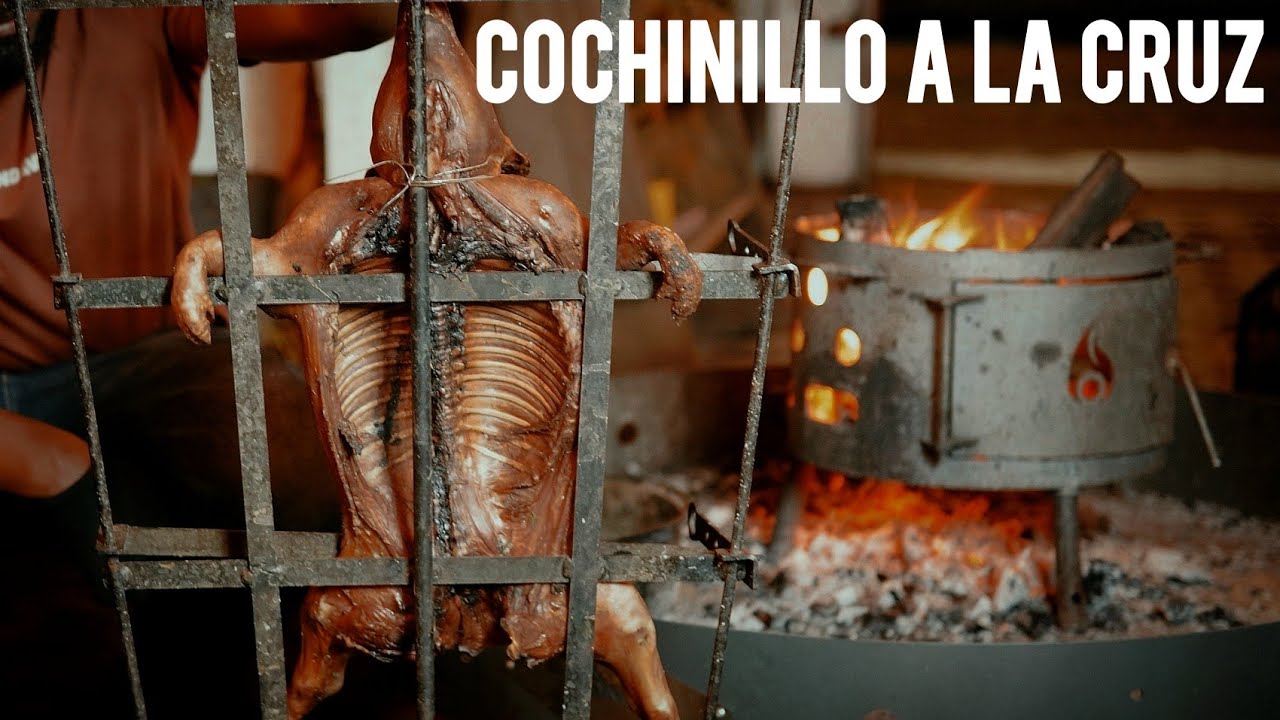 COCHINILLO O LECHÓN 🐷🤤 A LA CRUZ - ESTACA ll La Plaza Cocina - YouTube