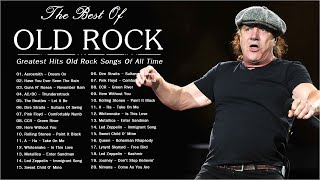 The Best Of Old Rock Songs 70s 80s 90s | AC/DC, Aerosmith, Bon Jovi, Nirvana, The Who...