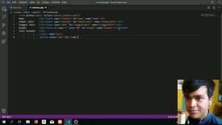 TUTORIAL INPUT FORM BIODATA VIA VISUAL STUDIO CODE!!!!