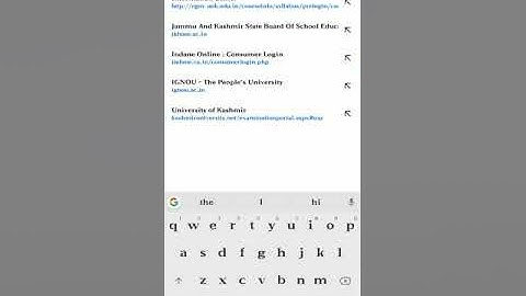 How to Download any Syllabus from Kashmir University official website  Watch Video and please share
