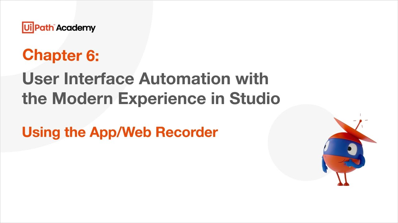 Using the App Web Recorder