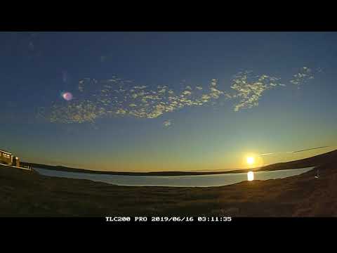 Midnight Sun in the Arctic (Time-Lapse)