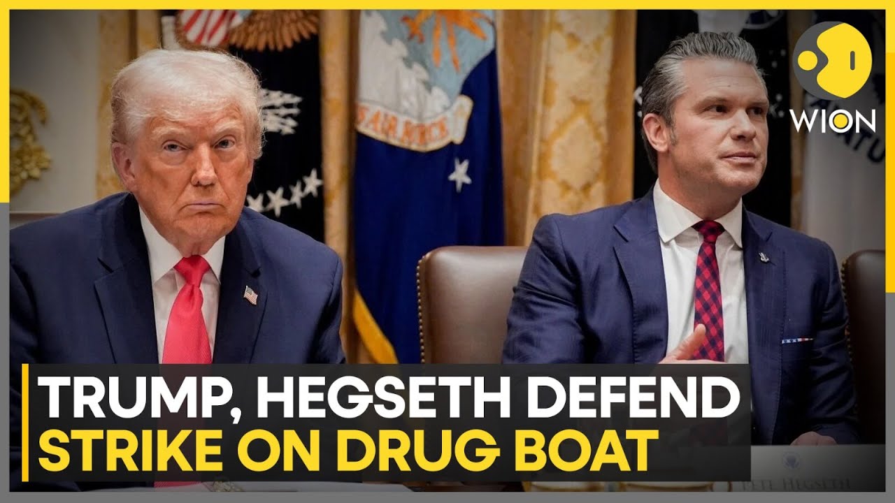 Hegseth: US Backs Commanders in Strikes on Alleged Drug Vessels | WION | World News