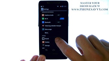 Motorola Droid Razr M - How Do I Enable Roaming Tone