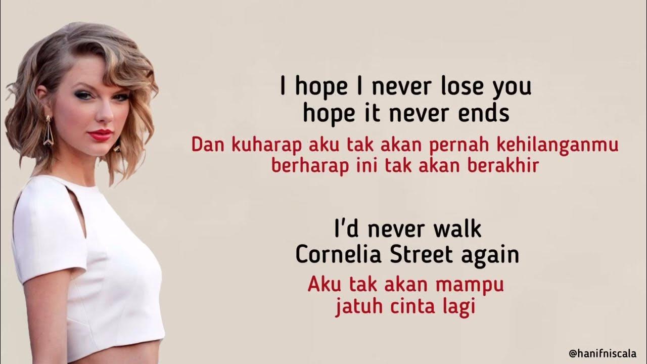 Taylor Swift - Cornelia Street | Lirik Terjemahan Taylor Swift - Cornelia Street | Lirik Terjemahan