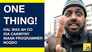 Halka Wax ah oo iga Caawiyay Inaan Programmer Noqdo!