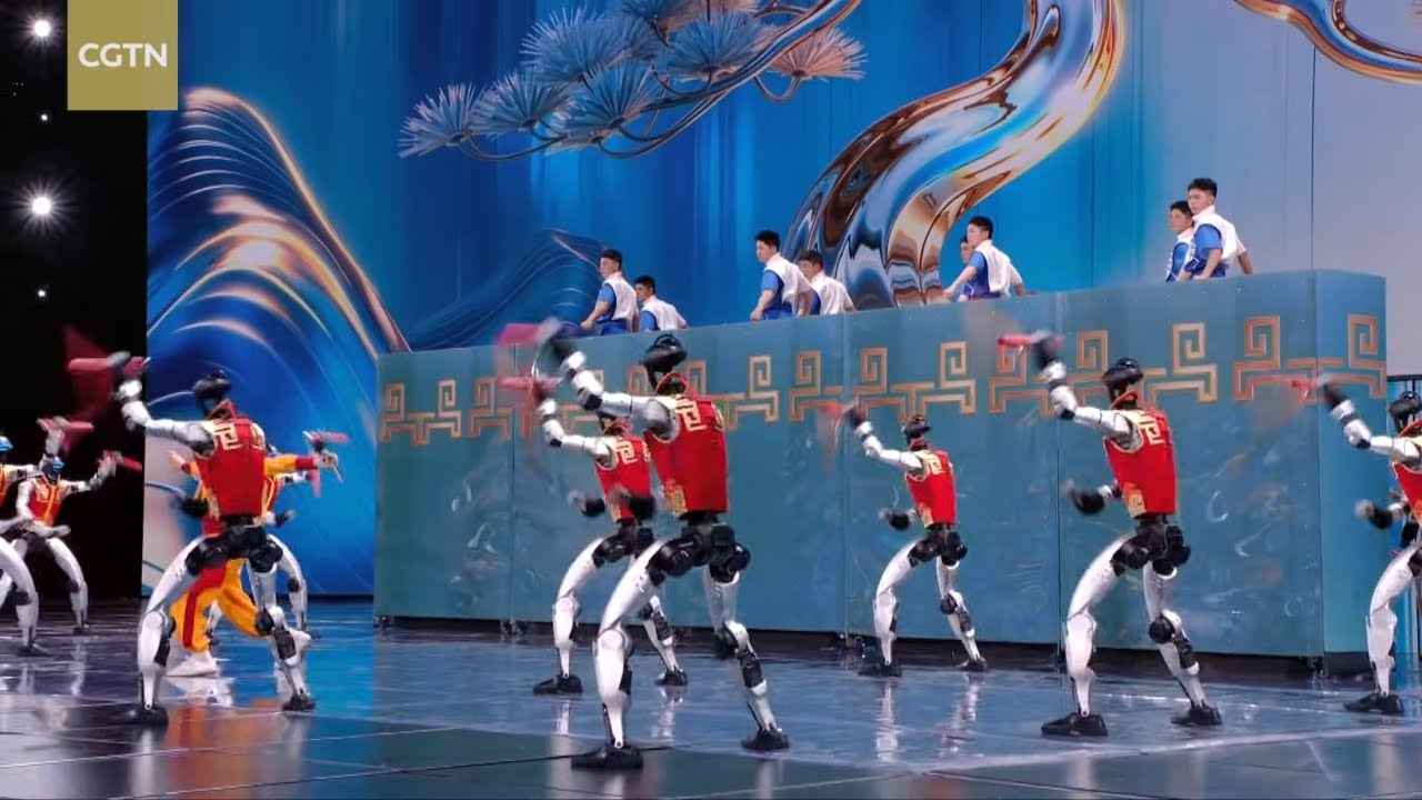 Martial arts robots dazzle at 2026 Spring Festival Gala #coolchina  #springfestival2026