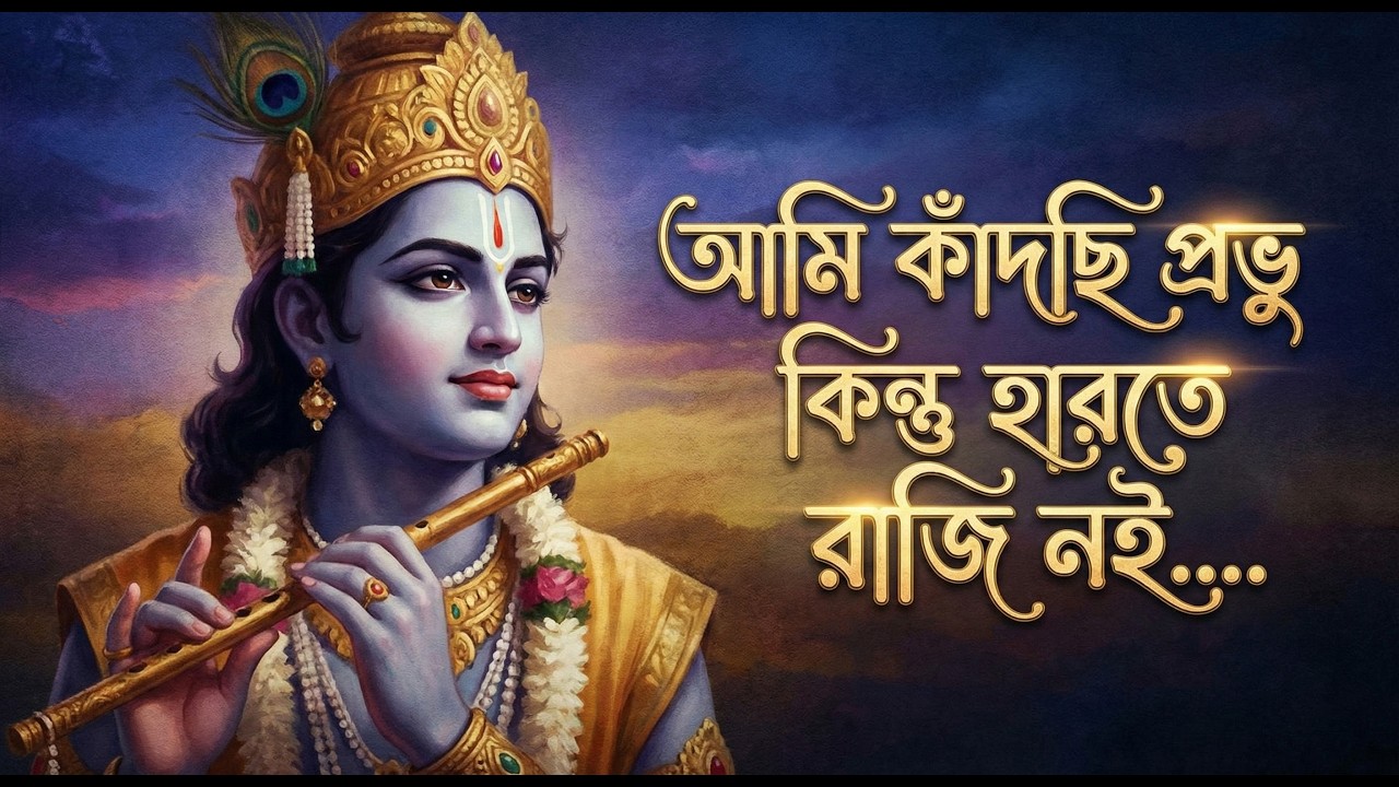 আমি কাঁদছি প্রভু… কিন্তু হারতে রাজি নই |