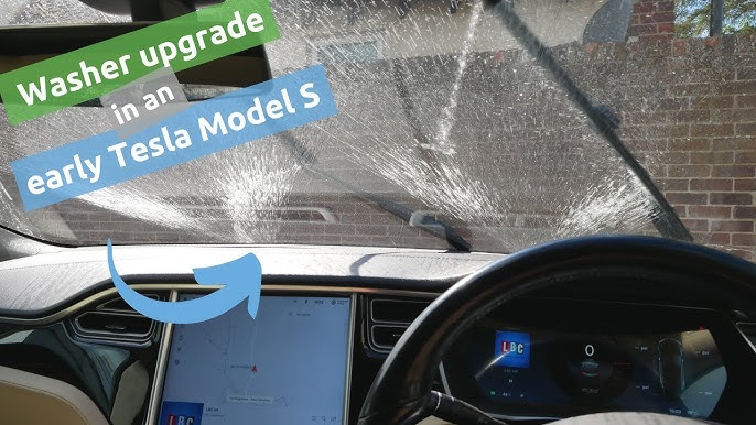 2022 Tesla Model Y Maintenance First Time Adding Windshield Washer