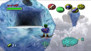 The Legend of Zelda Majoras Mask - Link goes to the Mountain and Gorons Village
After finishing the first temple, link goes to the mountain path.
Gorons are facing problem with the weather and link must helps them.
First Link needs to get the lens of truth, follow Darmani to his grave. The Legend of Zelda Majoras Mask - Link goes to the Mountain and Gorons Village