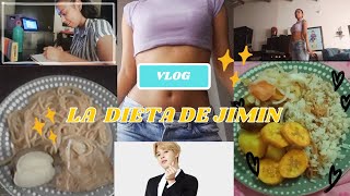 ♡Vlog♡ I did Jimin's dangerous diet without dying trying *Do not do at home* |Juliana Perez⚠