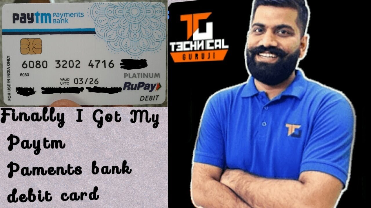 Finall I Got My Paytm paments bank rupay platinum debit card