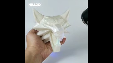 HELLO3D Filament.Glow In The Dark Rainbow 3D Filament.#hello3d #hello3dfilament