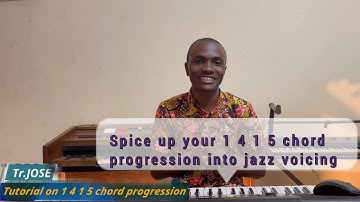 1 4 1 5 chord progression| passing chords, Grace notes #tutorial
