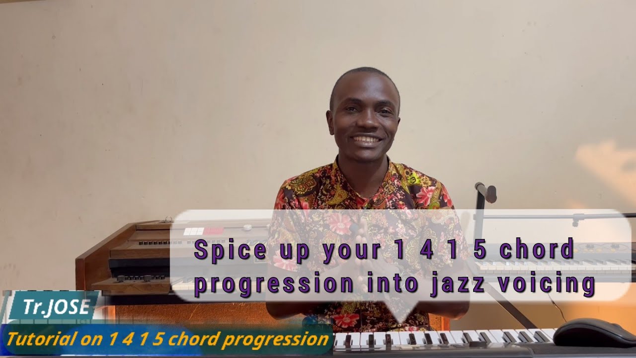 1 4 1 5 chord progression| passing chords, Grace notes #tutorial - YouTube