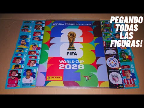 STICKING ALL THE STICKERS IN THE 2026 MEXICO-USA-CANADA WORLD CUP ALBUM! PANINI PART 15