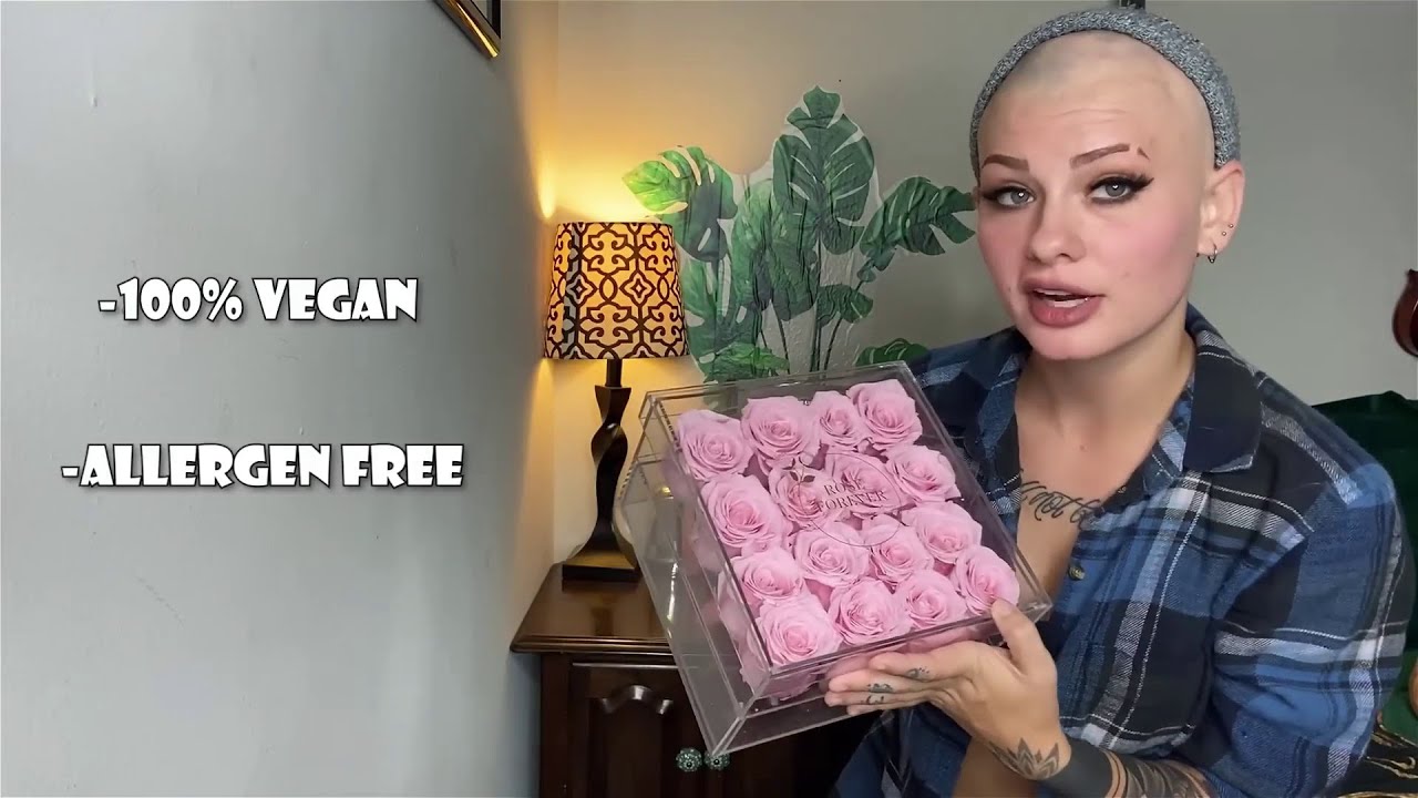 Review Rose Forever New York Crystal Passion Pearl Pink Preserved