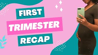 First Trimester Recap | No Pregnancy Symptoms?! How I found out, Weight Gain, and more | TTC Journey