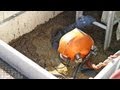 Gülletaucher in der Biogasanlage