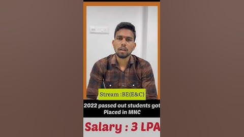 Video Testimonial by Kaushal Khetri | EXTC students got placed in good MNC | Qspiders Thane