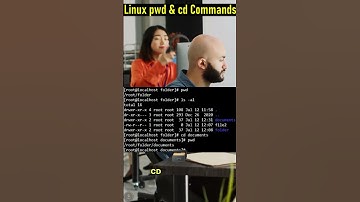 Linux pwd & cd Commands | #Linux #Unix #shorts