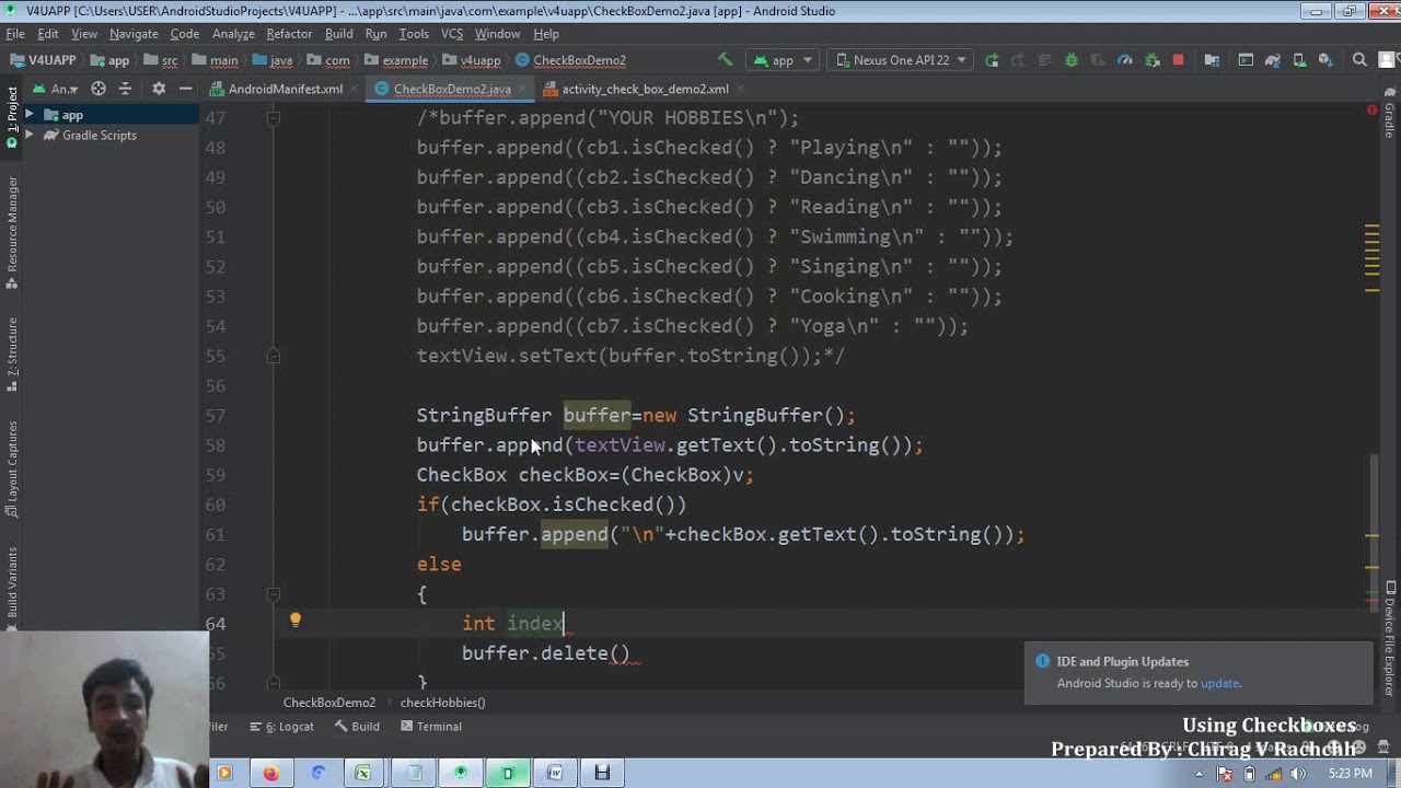 ANDROID PRACTICAL 49 PART 2 - YouTube