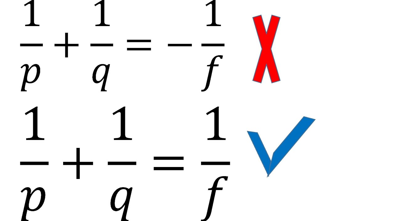 فزیک نور | بخش انعکاس| فورمول آئینه های کروی| لکچر دهم