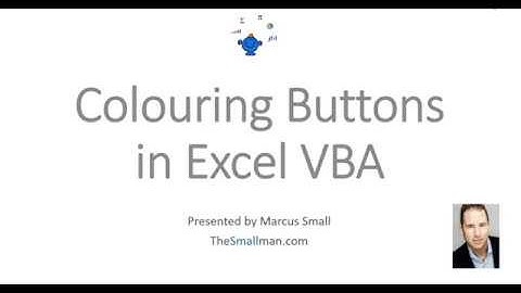 Make Excel Button Colours Change
