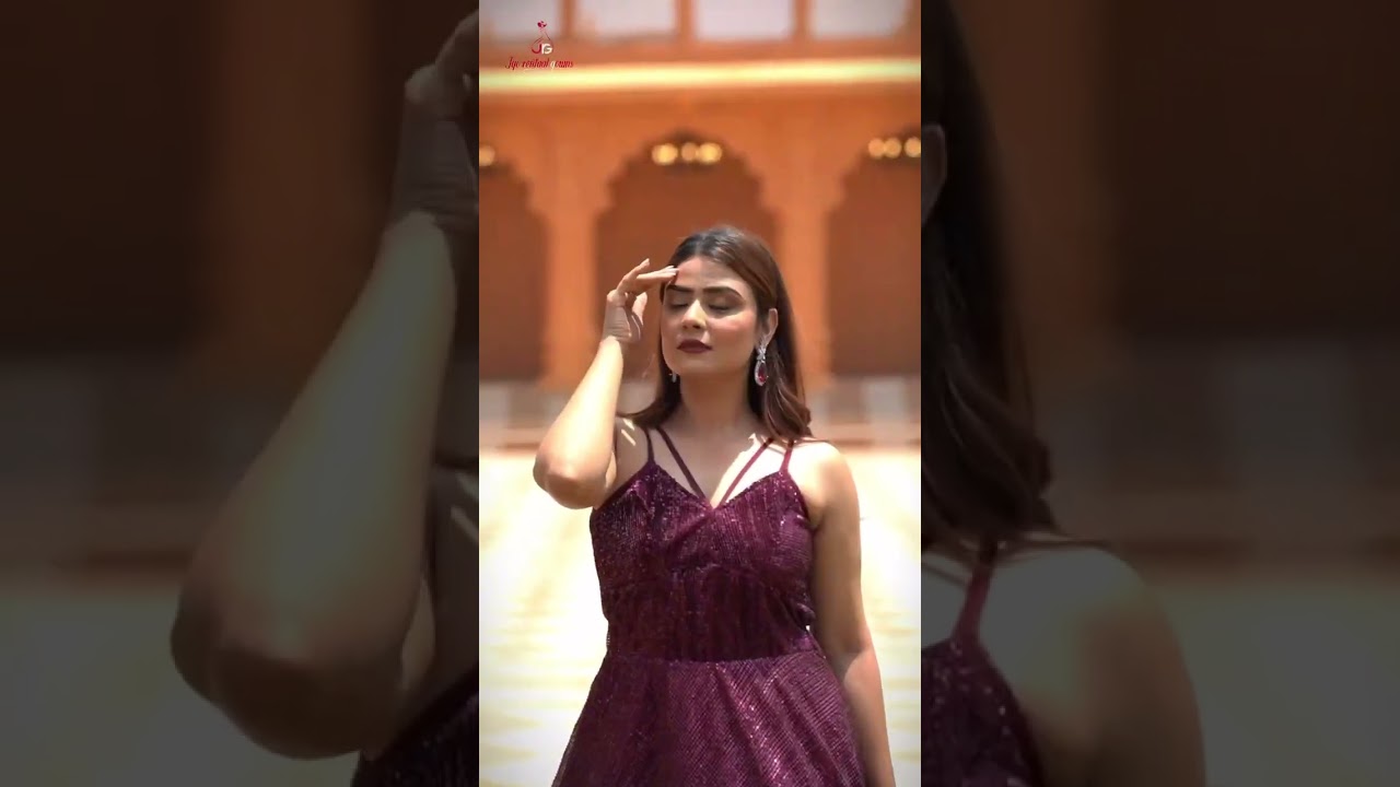 Slay In Bright Maroon | Rent The Dress Now | N Studios | Shooting Sets 