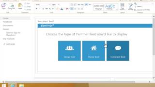 How to Embed a Yammer Comment Feed