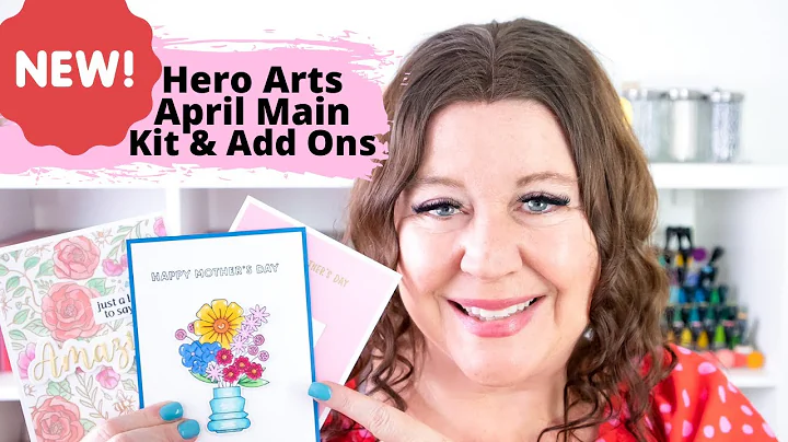 NEW Hero Arts My Monthly Hero Kit April 2022 | 5 C...