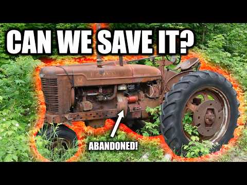 Abandoned Antique Tractor Rescue! Can We Save It!?