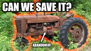 Abandoned Antique Tractor Rescue!  Can We Save It!?