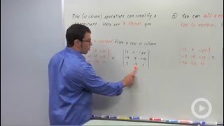 Simplifying Determinants