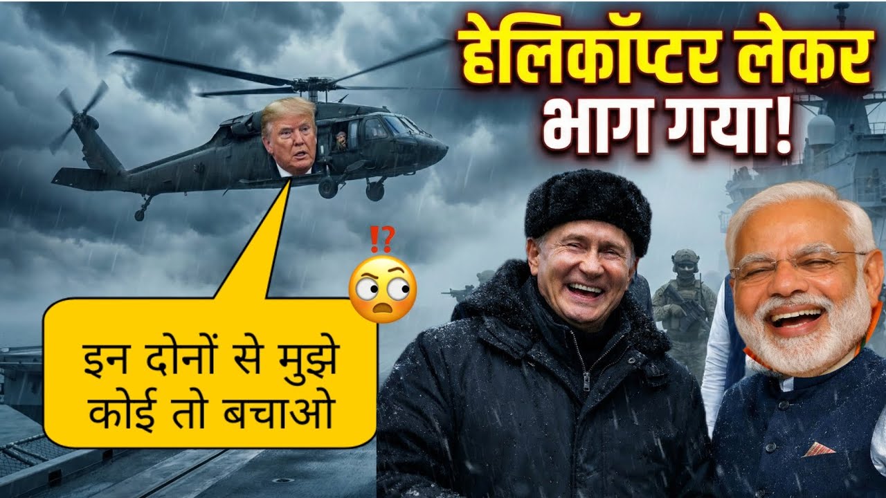 Donald Trump Helicopter se Nikal liye| PM Modi| Putin| Donald Trump 