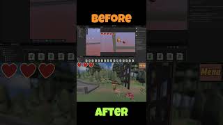 Before vs After my minigame #3d #unity #beforeandafter #modeling #unity3d #3dmodeling #platformer