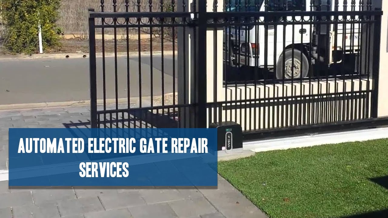 Electric Gate Repairs - Brisbane Automatic Gates - YouTube