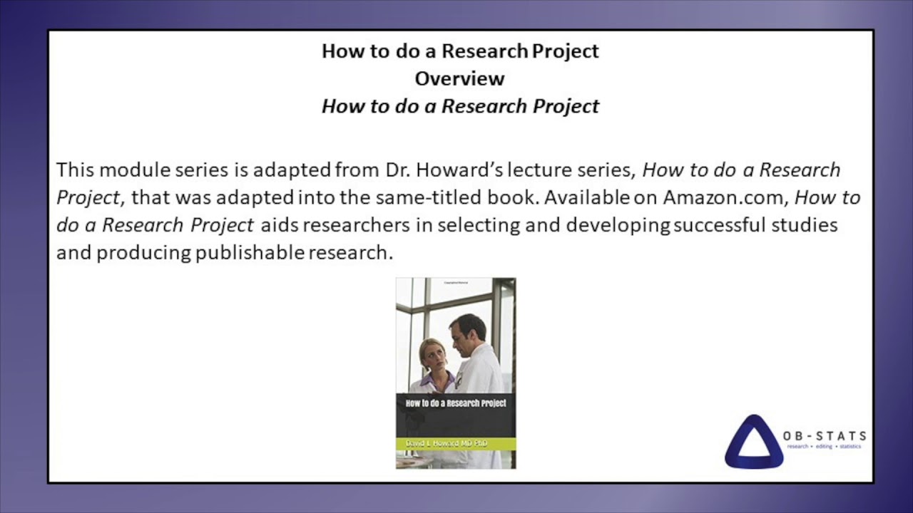 research project module 1