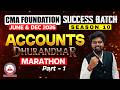 CMA Foundation Accounts | Complete Marathon Lecture 1 | June 2026